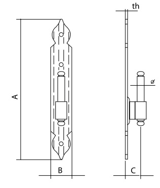 nosac kutne spojnice omac crni srce 1233