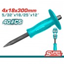 TOTAL ŠPICA ZA BETON 4x18x300mm + ZAŠ.