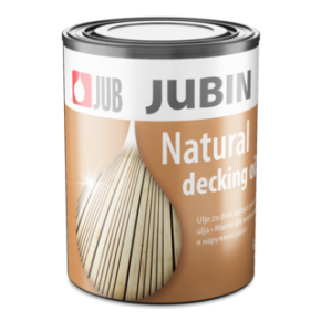 JUBIN NATURAL DECKING OIL (bezbojni) - 0,75l