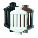 Dimovodni radijator emajlirani bijeli - 120mm