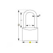 Lokot IBFM Inox 50 produženi