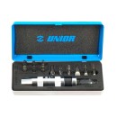 Odvijač udarni i nastavci u garnituri - 6762 UNIOR