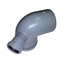 Koljeno PP kanalizacijsko lijevi priključak Ø110/90° - Ø50