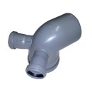 Koljeno PP kanalizacijsko dupli priključak Ø110/90° - Ø50