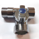 Ventil s priključkom za perilicu 1/2" M / 1/2" Ž / 3/4" M