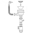 Sifon za sudoper - Teka 61001113