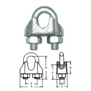 Stezaljka DIN 741 za pričvršćivanje čeličnog užeta - 12