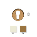 Rozeta okrugla 50mm 9400 F4 - otvor za cilindrični uložak