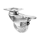 Transportni kotač poliuretan - Ø50mm okretni s kočnicom
