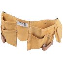 Torba kožna tesarska T78750 - 11 džepova