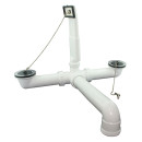 Dvostruka odljevna-preljevna garnitura 6/4"