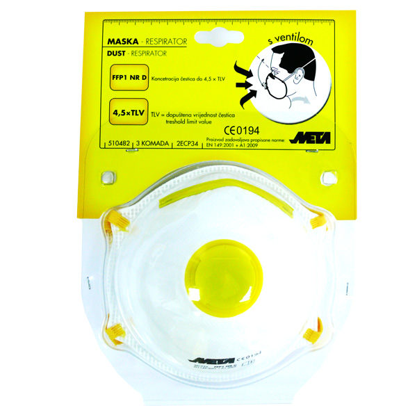 Respirator sa ventilom FFP1 - 3/1