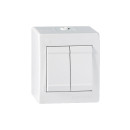 Prekidač serijski N/Ž 10AX 250V bijeli - A252.00