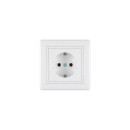 Utičnica šuko podžbukna 16A/250V - bijela