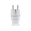 Utikač šuko ravni 16A/250V - bijeli 305.0