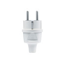 Utikač šuko ravni 16A/250V - bijeli 306.0