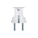 Utikač šuko ravni 16A/250V - bijeli 301.0