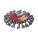 Četka čelična konusna Ø125 pletena Inox niti M14 navoj YATO YT-4764