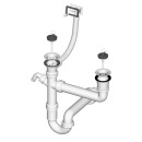 Sifon 2/2 s priključkom i preljevom - Liv 195345