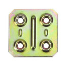 Spojna pločica ravna 4 rupe art.160 - 50x50mm