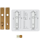 Štit za kvaku 3000 F4 - otvor za WC