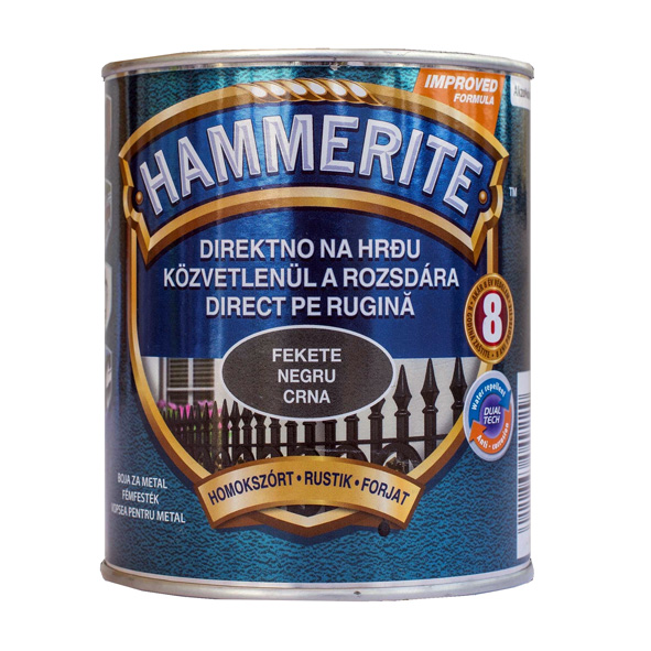 Hammerite rustik lak 0,75l - crni