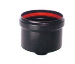 Čep za dimovodnu cijev PELLET 1.2mm "T" 80mm crni mat