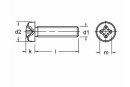 Vijak M3 x 10 DIN 7985 Zn/ 25 kom