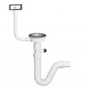 TEXO-sifon gibljivi sudoper 1/1 FI 114 + priključak + preljev