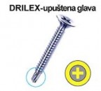 Vijak lim 4,8x60-upuštena glava Drilex/20 kom