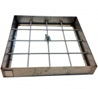 Poklopac za šaht uljni 800 x 800 x 65 x 1,5 - inox okvir