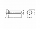 Vijak M4 x 10 DIN 933/50 kom