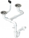 RODI sifon s preljevnikom za sudopere sa dva korita 115mm 113548548