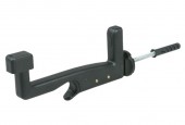 Zadržač grilja PVC IB-dugi crni- 109-638L